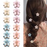 12pcs petites pinces a cheveux crystal mini fleur clips a cheveux décorations de cheveux pour femmes ... 12pcs petites pinces a cheveux crystal mini fleur clips a cheveux décorations de cheveux pour femmes ...