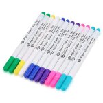 12pcs stylos effaables a leau disparaissant disparition effaable encre tissu marqueur stylo 7 couleurs ...