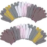 14 paires de gants exfoliants gant de gommage corporel enlèvement de la peau morte 14 paires de gants exfoliants gant de gommage corporel enlèvement de la peau morte