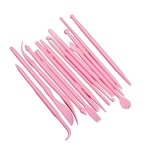 14 pcs - kit de sculpture en argile parfaite, sculpture a la cire lissante, outils en cramique, faonnage ...