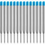 14 pices recharge stylo bille, recharge standard internationale, recharges de remplacement en mtal ...