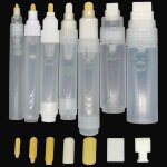 14pcs ensemble de marqueurs de peinture rechargeables, 7 pices de stylos de peinture de recharge vides ...