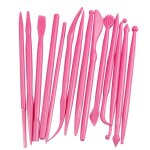 14pcs - ensemble de sculpture en argile plastique, outils de d�coration de g�teaux pour fa�onner la p�te ...