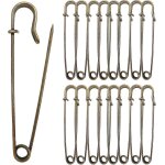 15 pices (couleur bronze) epingles a nourrice 10cm grande epingle a nourrice, grandes epingles a nourrice ...