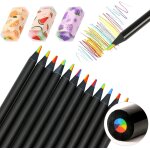 15 pices crayon de couleurs crayon de couleur crayons de couleur 7 en 1 crayons crc - en - ciel en bois ...