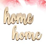 15 pices mot anglais maison pice en bois dcor accessoire pice en bois pour la fte de mariage