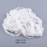 15 verges dentelle blanche garniture motif pour emballage cadeau dcor bricolage artisanat (7 #)