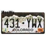 15x30cm - affiche en métal vintage, plaque d'immatriculation de voiture, texas new york californie, décor ... 15x30cm - affiche en métal vintage, plaque d'immatriculation de voiture, texas new york californie, décor ...