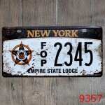 15x30cm - affiche murale en mtal texas us 66, signes en etain vintage, signe du nom de voiture du texas ...