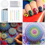 16pcs / set mandala dotting tool peinture rock art pen. 16pcs / set mandala dotting tool peinture rock art pen.