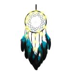 1set dreamcatcher arbre bleu avec des plumes avec lampe led, fait a la main indiens traditionnel circulaire ... 1set dreamcatcher arbre bleu avec des plumes avec lampe led, fait a la main indiens traditionnel circulaire ...