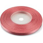 1x rouleau ruban satin corail 6 mm x 32 m ruban de tissu rubans de satin ruban cadeau ruban dcoratif ...