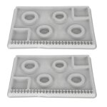 2 pcs bracelet perle mat gris floqu� bracelet panneau de perles pour bricolage bracelet collier perles ...