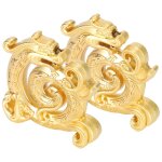 2 pcs porte - encens pour btons bois de santal brleur alliage mditation yoga dragonshaped ornaments ...