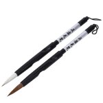 2 pcs stylo pinceau abs etudiants pratiquant la calligraphie non toxique chinois pinceau stylo kit