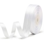 2 rouleaux de 92 m de ruban satin largeur 2 cm - dcoration pour des fleurs, des cadeaux, des mariages, ...