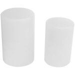 2 tailles cylindre bougie moules moule en silicone pour la fabrication de bougies, pilier bougies rsine ...