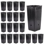 20 pack tall tree pots for indoor & outdoor gardening - premium thickened deep nursery planting basi
