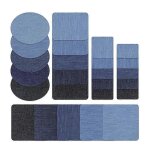 20 pcs denim patchs diy fer sur denim coude patchs r�paration pantalon pour jean v�tements pantalon insignes ...