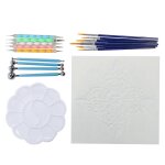 20 pcs mandala pointill� pointill� outils pour rock peinture kit stylo peinture pochoir accessoire diy ...
