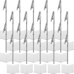 20 pièces place card holder cube photo clips holder avec alligator clip wood base memo table number holder ... 20 pièces place card holder cube photo clips holder avec alligator clip wood base memo table number holder ...