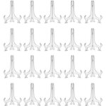 20 pices porte assiette chevalet, cintre a assiette support d'assiette pour dcoration 3 pouces