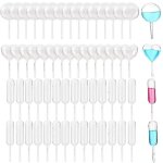 200pcs 4ml pipettes en plastique squeeze transfer pipettes adaptes au chocolat, cupcakes, fraises