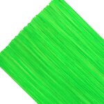 200pcs cure pipes vert fluorescent fils chenille 6mm x 300mm tige de chenille assorties cleaners crafts ...