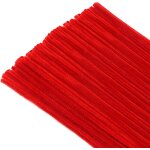 200pcs fil chenille tiges de fils chenille rouge cure pipes cleaner couleurs assorties cleaners crafts ...