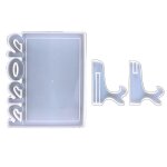 2022 moule cadre photo moule support en silicone moule pr�sentoir r�sine moule moule ( couleur: transparent ...