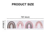 20m boho arc - en - ciel tableau daffichage bordures arc - en - ciel droite frontires salle de classe ...