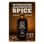 20x30cm - affiche de boisson alcoolise, bire glace, autocollant mural classique, dcor de bar a la ...