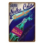 20x30cm - affiche quantique de boisson nuka cola 3 4 jeux, plaque murale en métal, décoration pour maison, ... 20x30cm - affiche quantique de boisson nuka cola 3 4 jeux, plaque murale en métal, décoration pour maison, ...