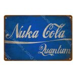 20x30cm - affiche quantique de boisson nuka cola 3 4 jeux, plaque murale en métal, décoration pour maison, ... 20x30cm - affiche quantique de boisson nuka cola 3 4 jeux, plaque murale en métal, décoration pour maison, ...
