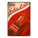 20x30cm - affiche quantique de boisson nuka cola 3 4 jeux, plaque murale en métal, décoration pour maison, ... 20x30cm - affiche quantique de boisson nuka cola 3 4 jeux, plaque murale en métal, décoration pour maison, ...