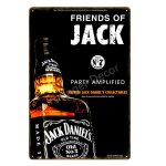 20x30cm - enseigne yi 96 rtro en mtal de dcoration murale, poster artistique, vin, bire froide, whisky, ...