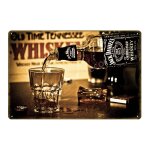20x30cm - enseigne yi 96 rtro en mtal de dcoration murale, poster artistique, vin, bire froide, whisky, ...