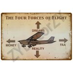 20x30cm - panneau en m�tal pour avion, plaque de maison, affiche en fer blanc, affiches murales, r�tro, ...