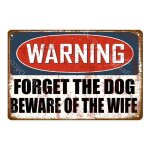 20x30cm - panneau métallique "méfiez - vous du chien vintage, en etain, avertissement amusant, danger ... 20x30cm - panneau métallique "méfiez - vous du chien vintage, en etain, avertissement amusant, danger ...
