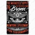 20x30cm - plaque métallique rétro de moto, vintage new york motor club, plaque en etain, décor de garage, ... 20x30cm - plaque métallique rétro de moto, vintage new york motor club, plaque en etain, décor de garage, ...