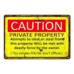 20x30cm - plaque de signalisation murale en mtal, avertissement, pas de fume, rgles de prcaution, ...