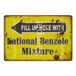 20x30cm - plaque de signalisation murale en mtal, avertissement, pas de fume, rgles de prcaution, ...