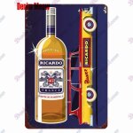 20x30cm - vintage ricard whisky metal sign belgium beer wall decor bar pub casino decorations tin sign ...