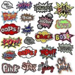 22 pack fer a coudre sur patchs pour v�tements, vestes, sacs a dos, jeans, - yh