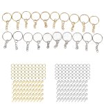 220 pcs split porte - cl�s anneaux diy lettres chiffres pendentif oeil pins pour d�coration artisanale ...