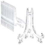 24 pi�ces en plastique chevalet porte - plaque chevalet aux mariages, (clair, 5 pouces)