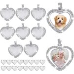24 pièces strass plateaux pendentifs ensemble comprenant 8 coeur en forme de strass pendentif plateaux ... 24 pièces strass plateaux pendentifs ensemble comprenant 8 coeur en forme de strass pendentif plateaux ...