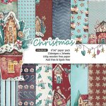 24pcs 6x6 ; ; motif de no�l fond pad paper pour scrapbooking decor album