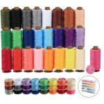 25 fil coudre, kit de fil a coudre de polyester, 25 couleurs chaque bobine de 400m, 25 canette machine ... 25 fil coudre, kit de fil a coudre de polyester, 25 couleurs chaque bobine de 400m, 25 canette machine ...