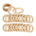 25 pcs anneaux en bois naturel 70mm inachevé macramé anneau en bois cercles en bois pour bricolage artisanat ... 25 pcs anneaux en bois naturel 70mm inachevé macramé anneau en bois cercles en bois pour bricolage artisanat ...